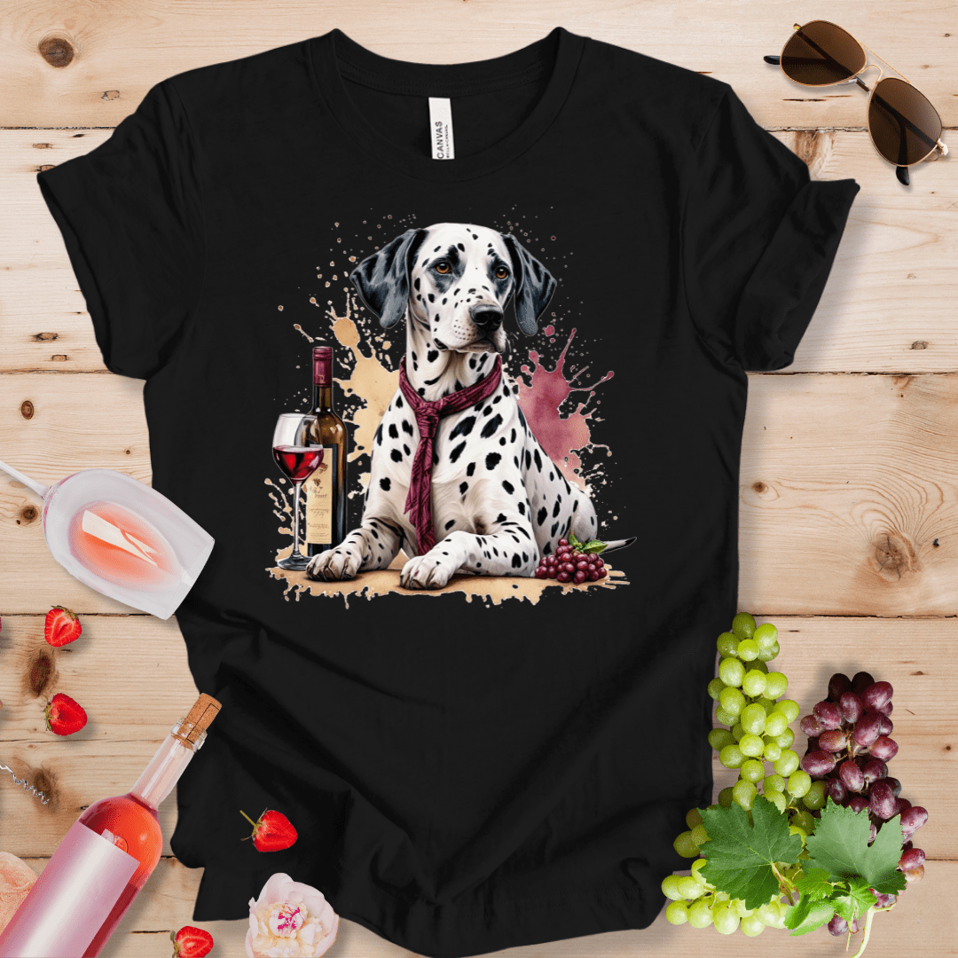 Dalmatian and Wine