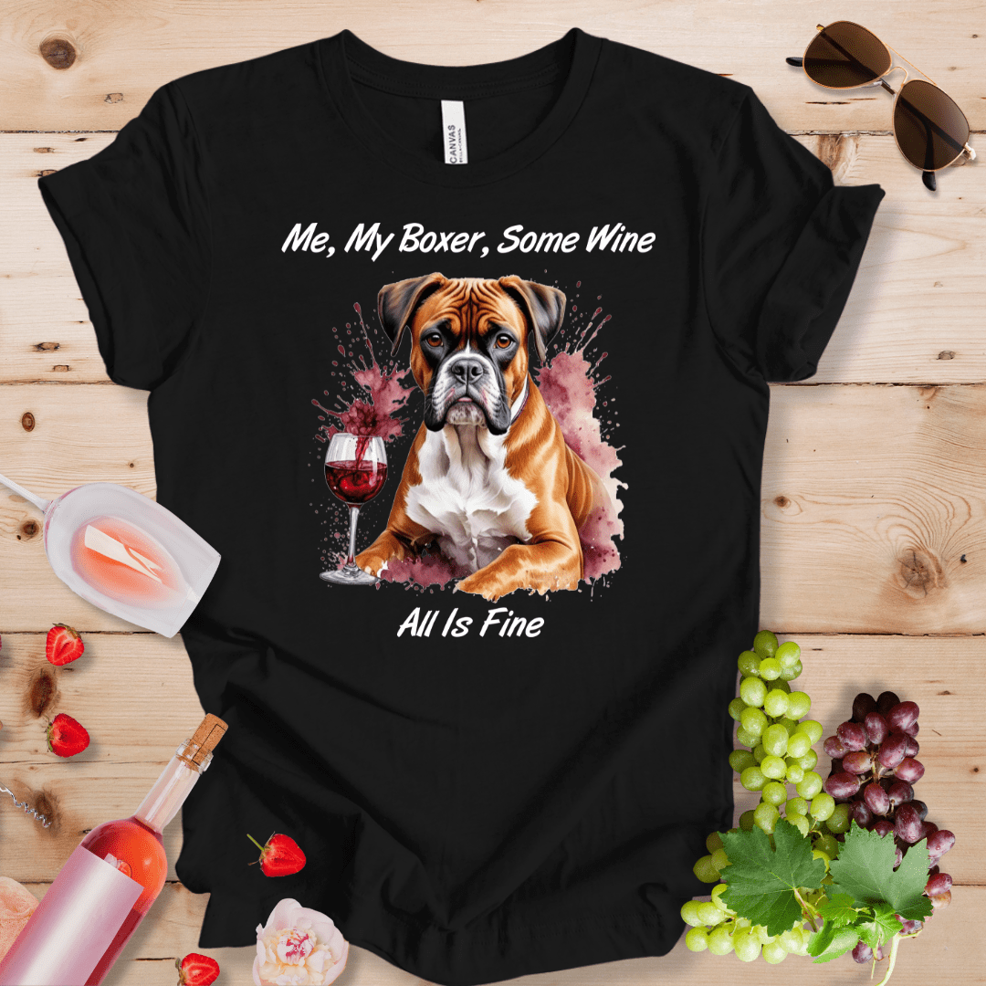 Me, My Boxer, Some Wine - All is Fine