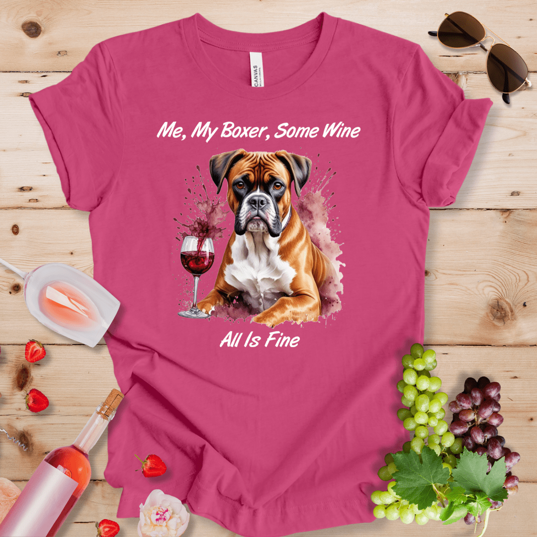 Me, My Boxer, Some Wine - All is Fine