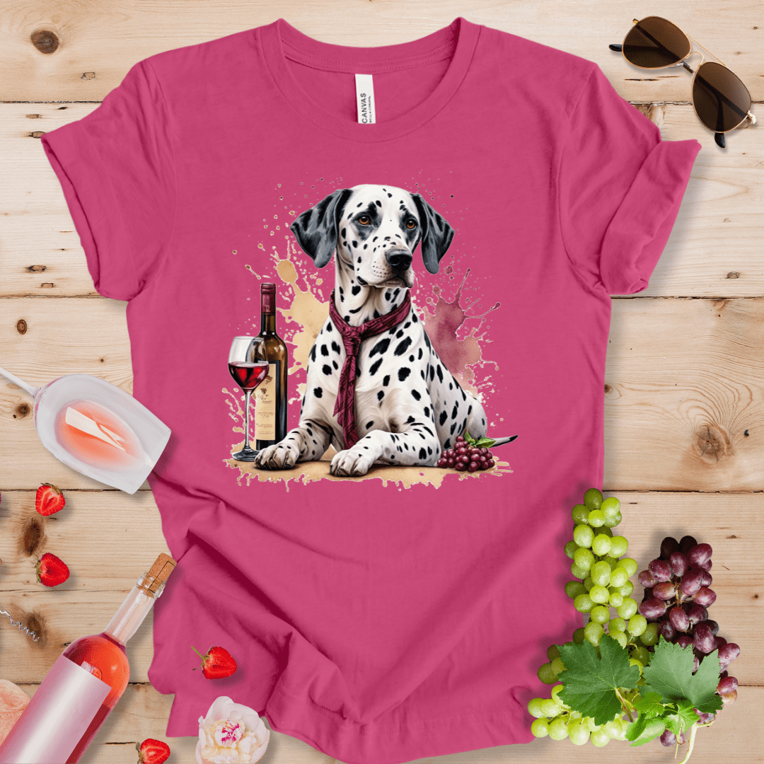 Dalmatian and Wine