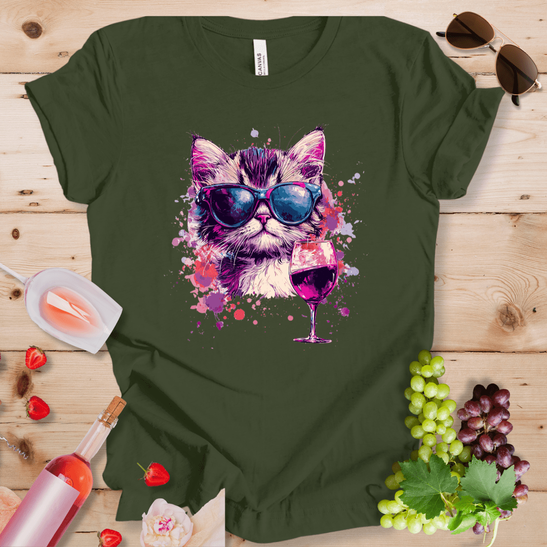 Cool Wine Kitty