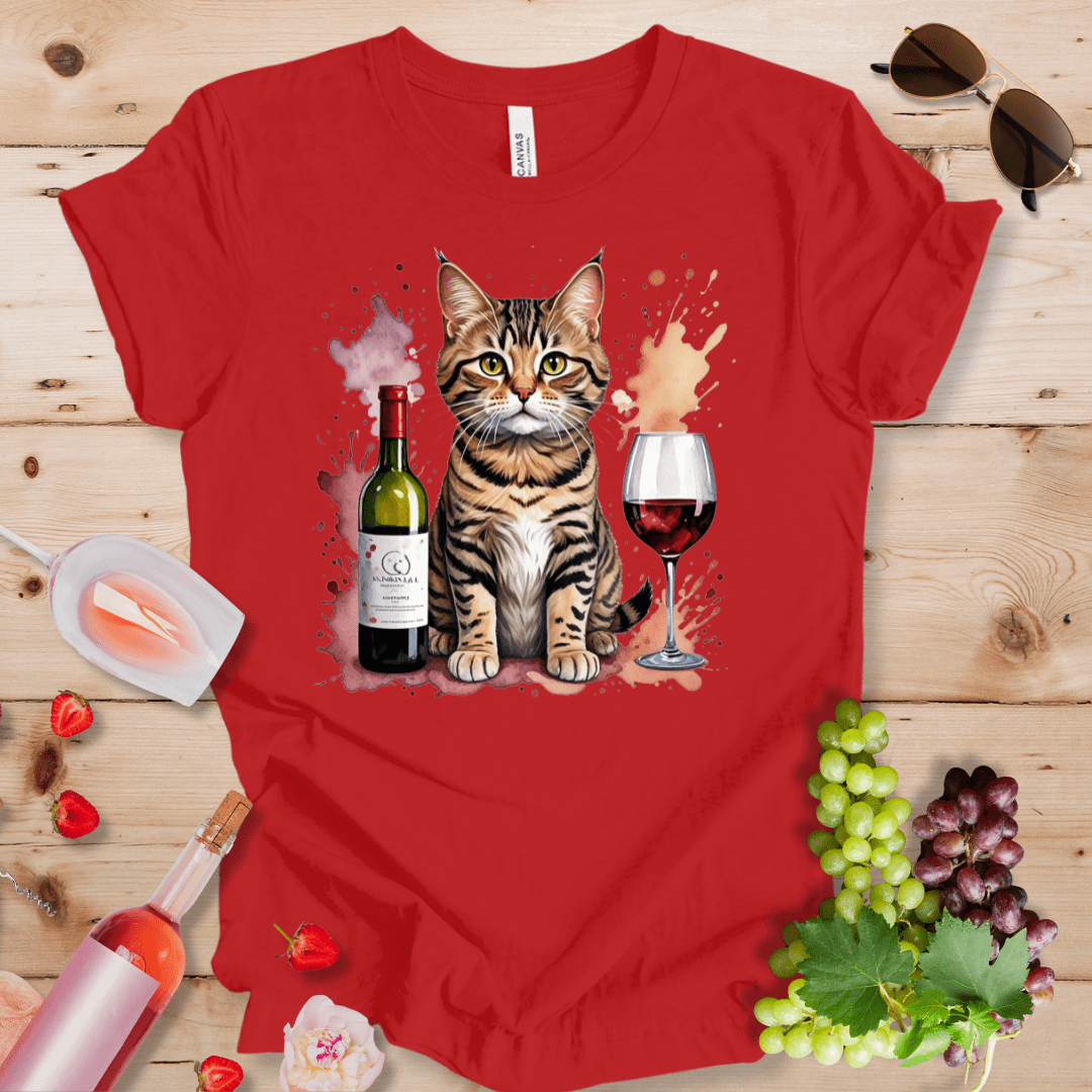 Tabby and Wine