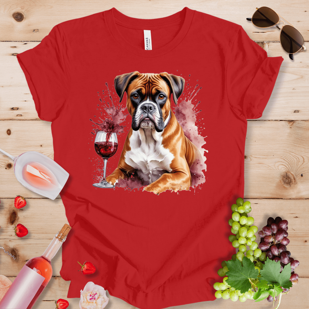 Boxer and Wine