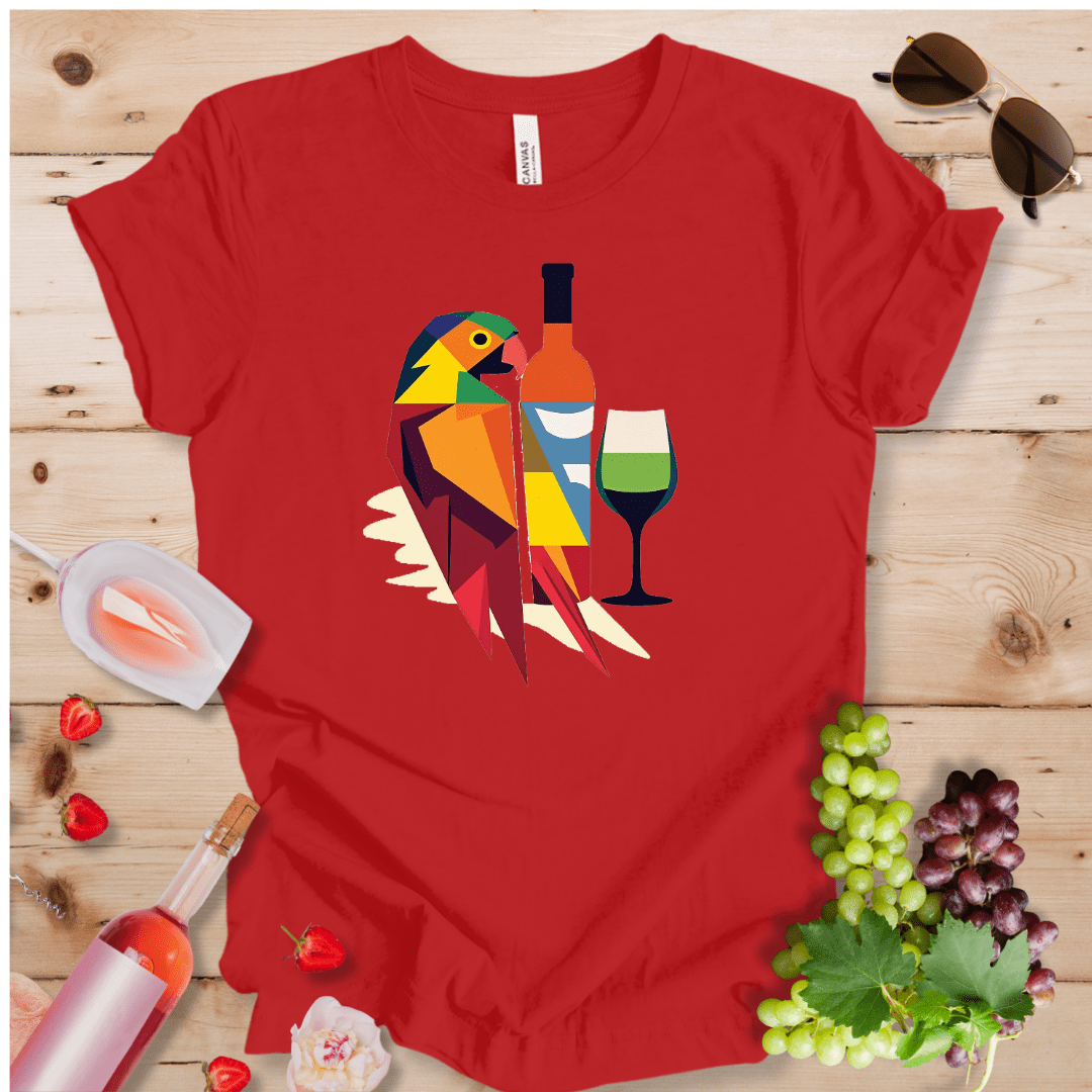 Parrot Abstract Wine