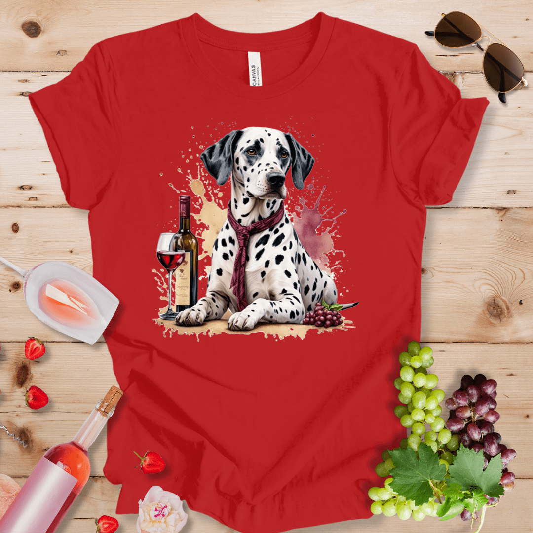 Dalmatian and Wine