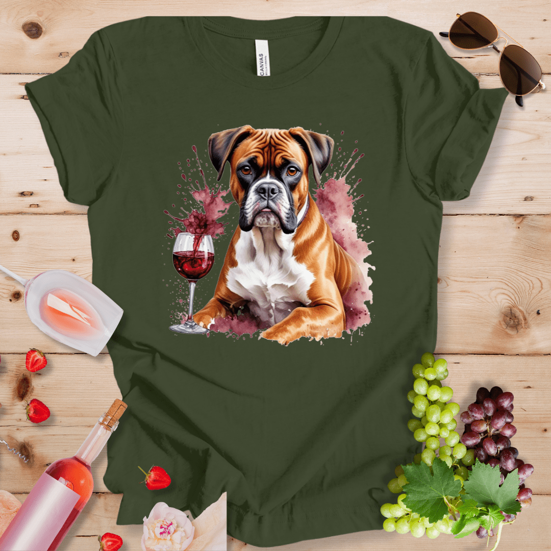 Boxer and Wine