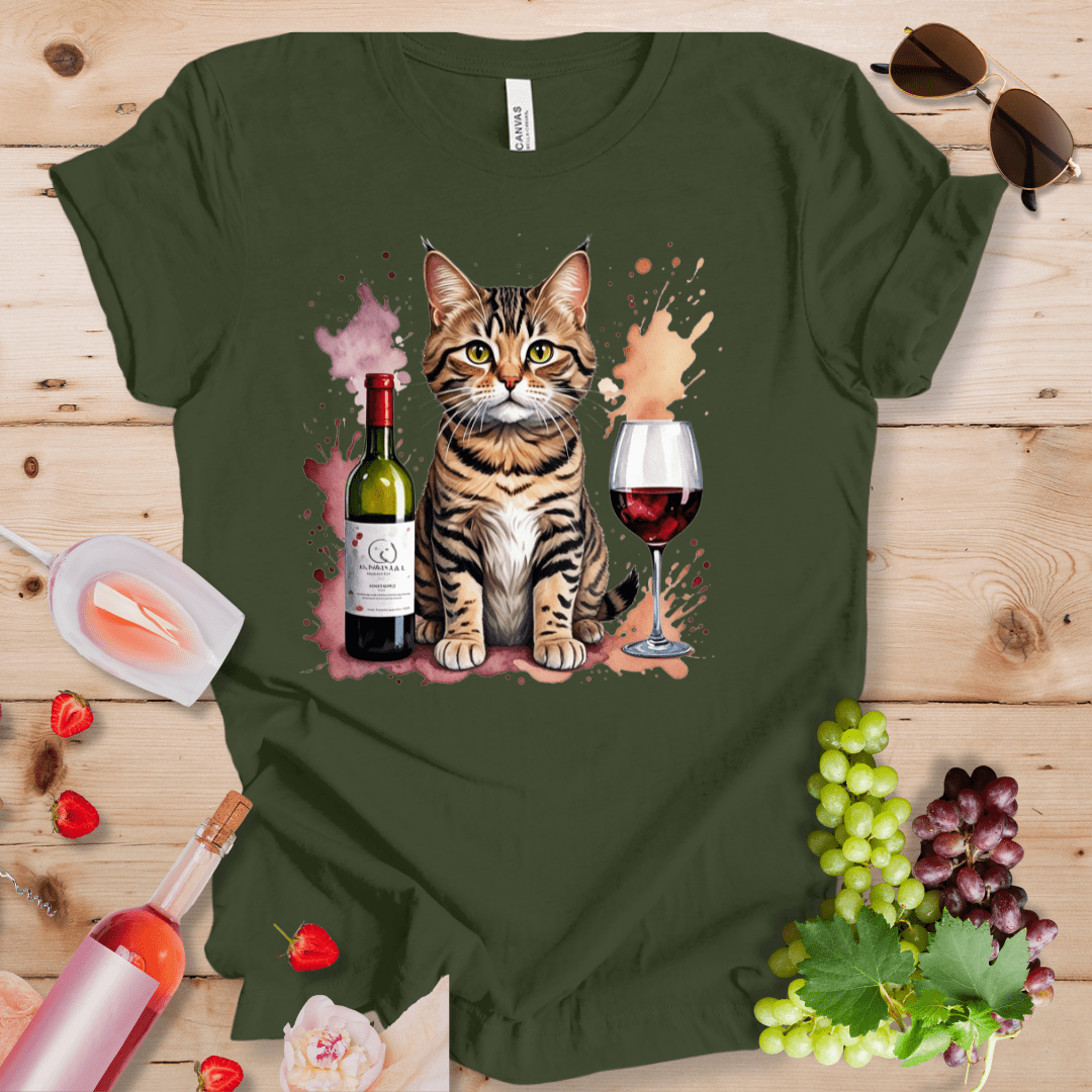 Tabby and Wine