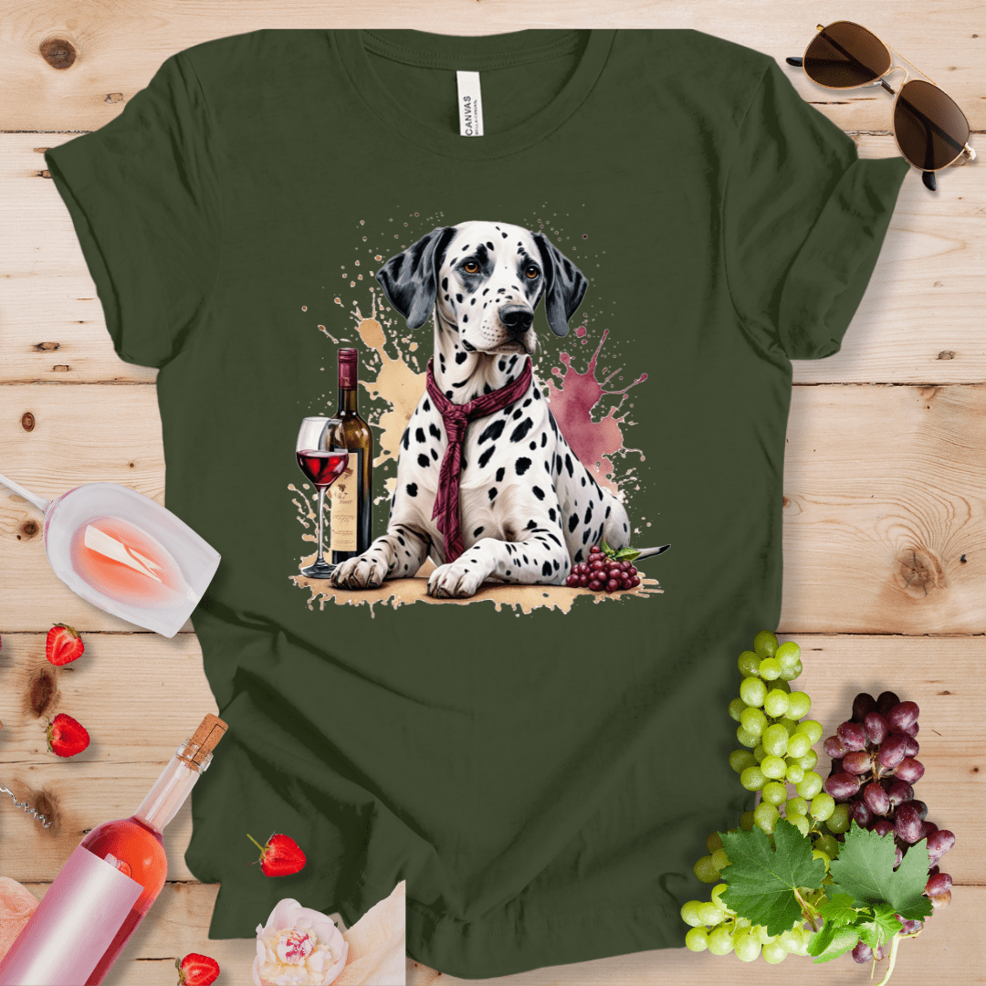 Dalmatian and Wine