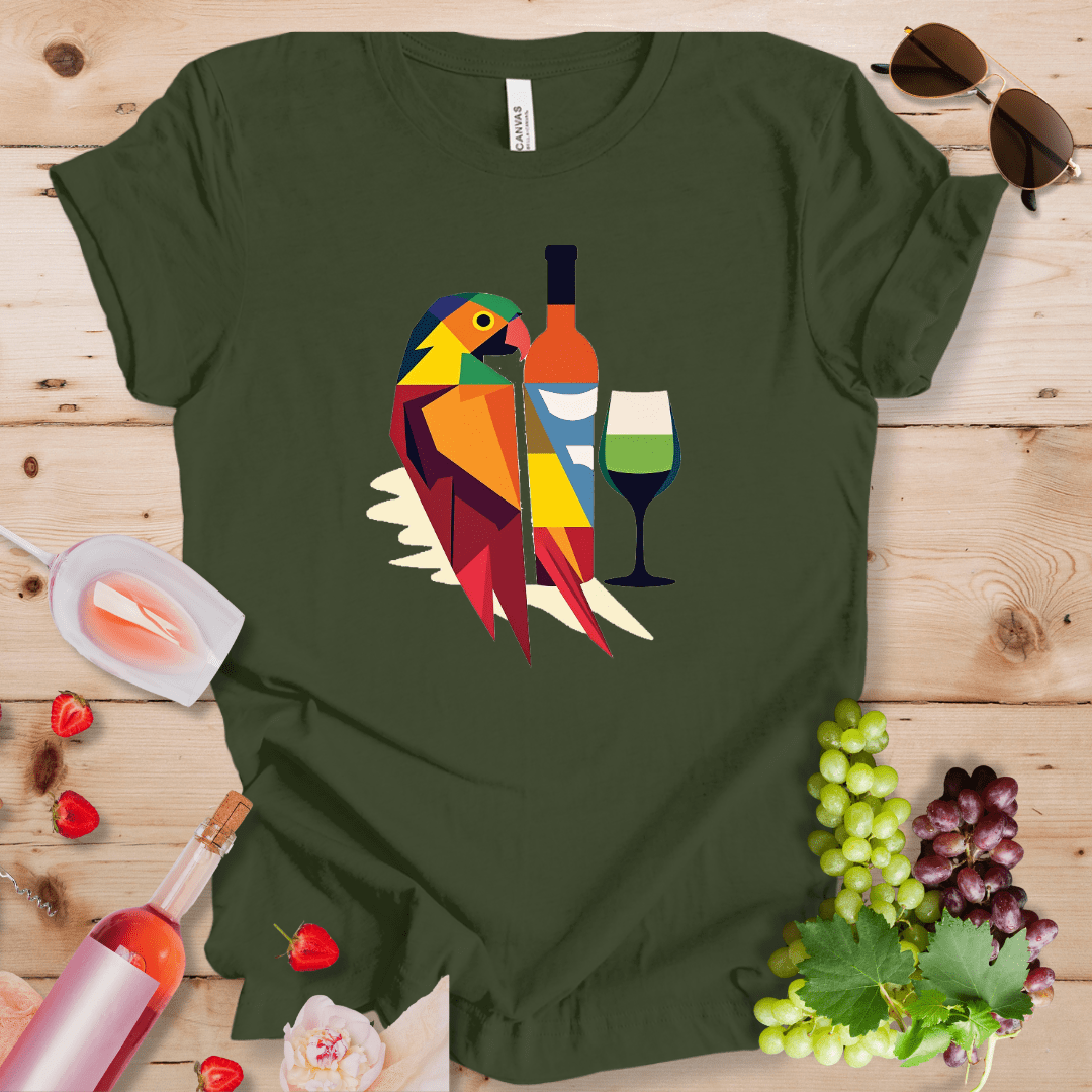 Parrot Abstract Wine