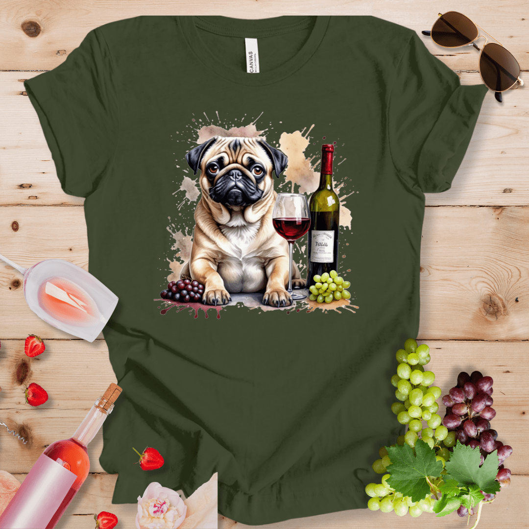 Pug and Wine