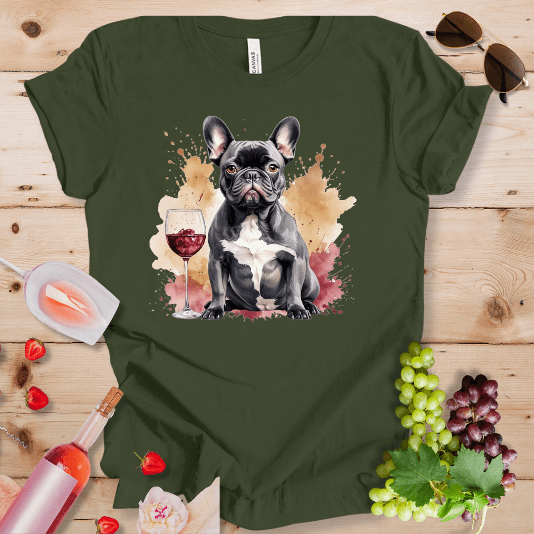 Frenchie and Wine