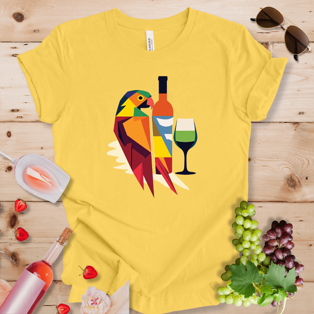 Parrot Abstract Wine