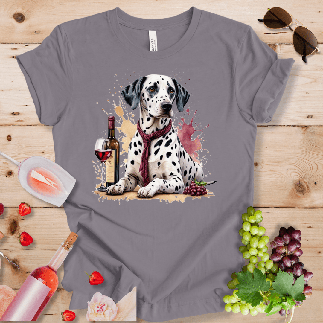 Dalmatian and Wine