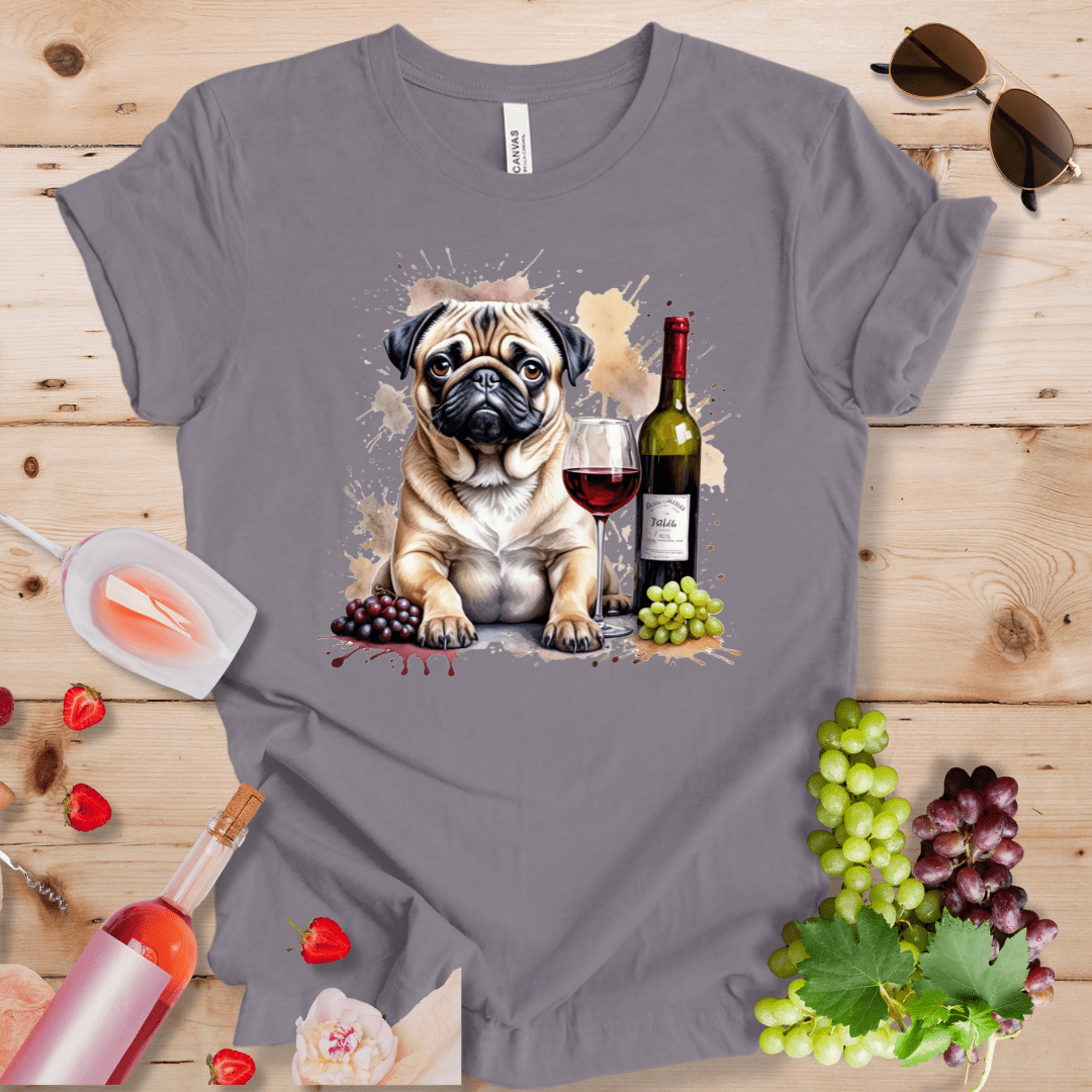 Pug and Wine