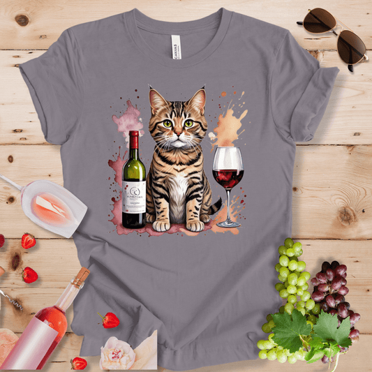 Tabby and Wine