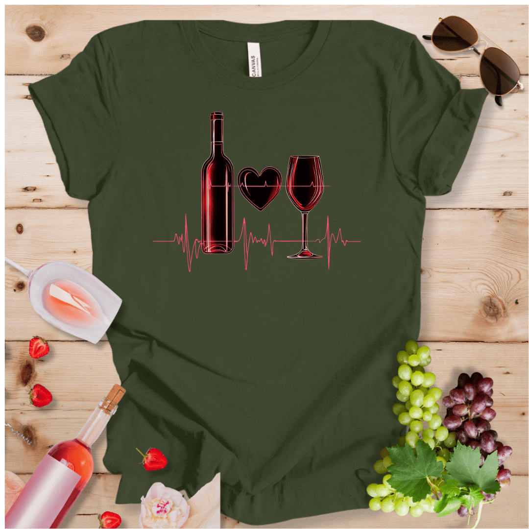 Heartbeat Wine with Heart