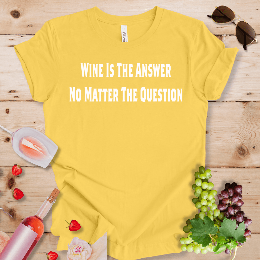 Wine Is The Answer No Matter The Question