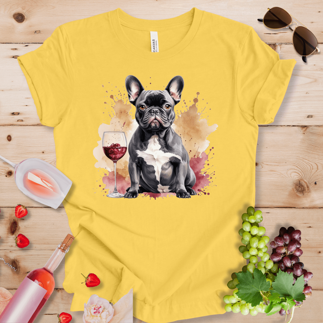 Frenchie and Wine