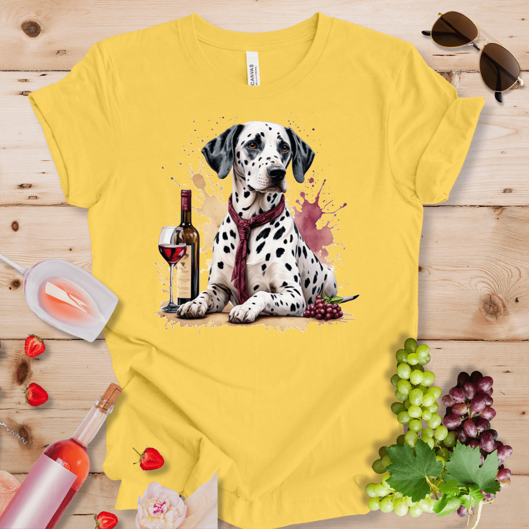 Dalmatian and Wine