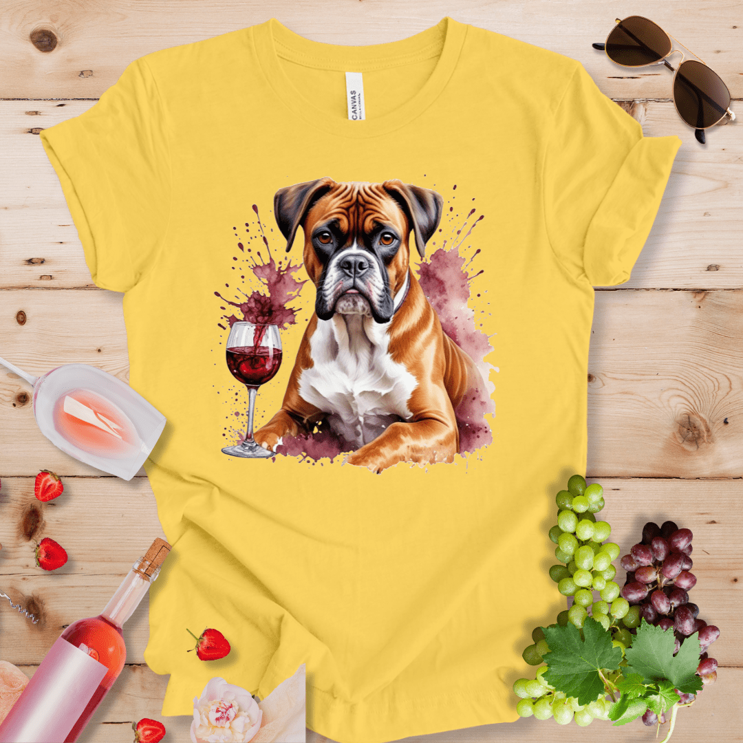 Boxer and Wine