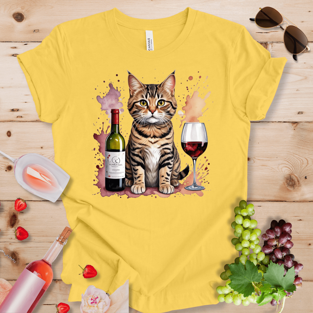 Tabby and Wine