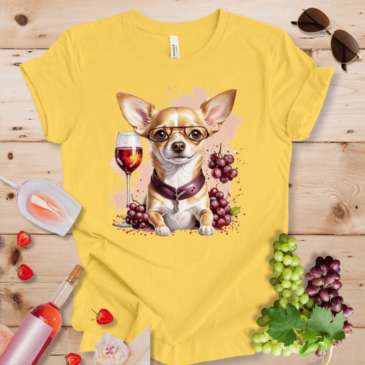 Chihuahua and Wine