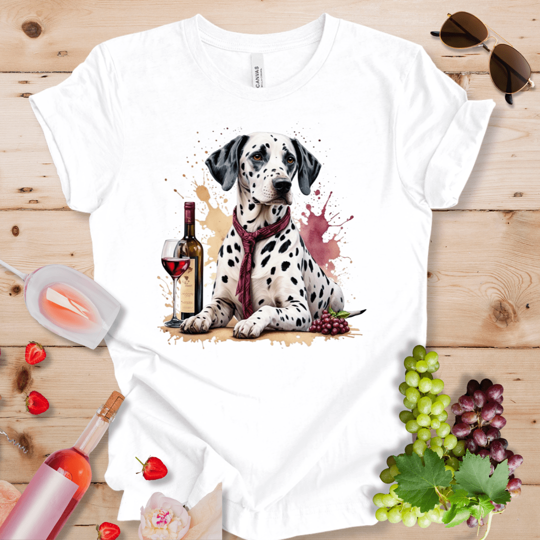 Dalmatian and Wine