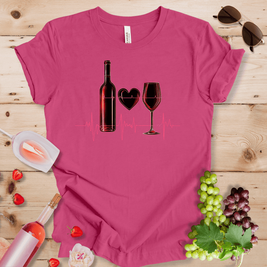 Heartbeat Wine with Heart